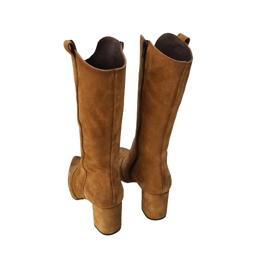 BOTA STILETTO TACÓN PIEL - Imagen 3