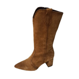 BOTA STILETTO TACÓN PIEL