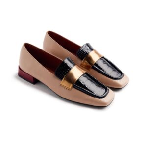 ZAPATO GIOSEPPO MOCASÍN BICOLOR