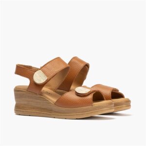 SANDALIA PITILLOS PIEL DOBLE VELCRO